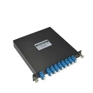 4 kanaals ITU LGX Box Dual Fiber DWDM Mux Demux Multiplexer
