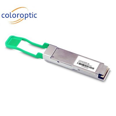 100G QSFP28 ZR4 SFP-optische module 100GBASE-ZR4 Ethernet-links 80 km via singlemode OS2