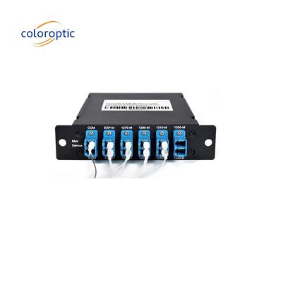 4 kanalen WDM-model CWDM MUX met LC-connector voor toegangsnetwerk