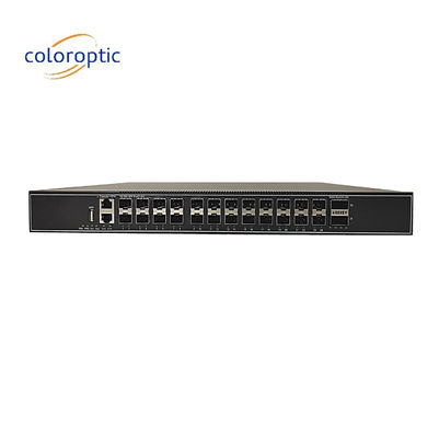 24 poorten 10GE Layer 3 Core Network Switch met 2*40GE poorten en SSH-beveiliging
