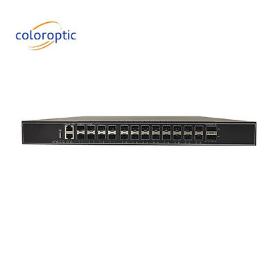 Layer 3 24 Port Gigabit Core Network Switch met 24*10GE 2*100GE poorten
