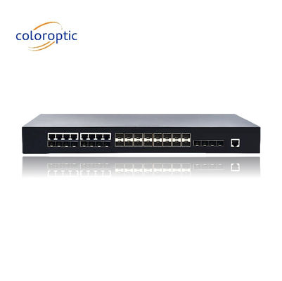 2 laag Poe-schakelaars met 16 SFP 8 COMBO 4 10GE-poorten ondersteunen draad snelheidsschakelen