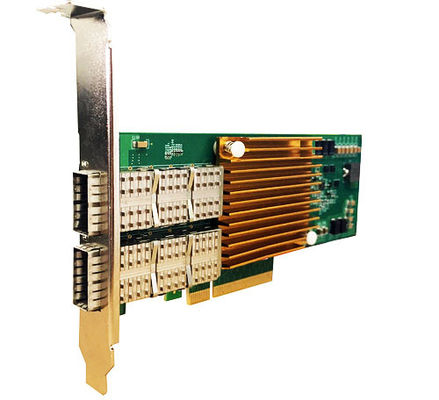 Netwerk Infiniband Pcie Card 40G Dual Port Optical NIC Ethernet Network Adapter