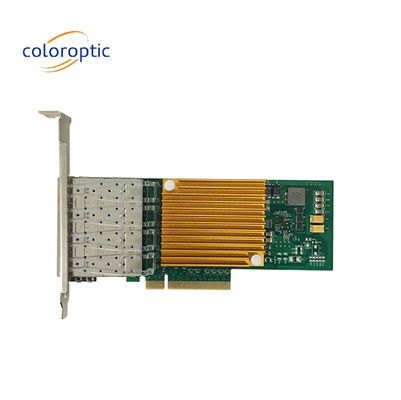 10G Quad Port Ethernet Network Adapter Optische NIC Voor Microsoft Windows Server