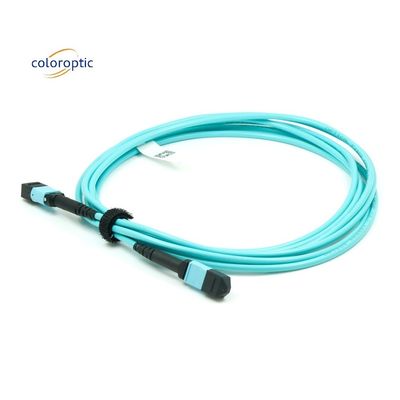 Glasvezel G652D OM3 MPO patch kabel 1m lengte voor zakelijke behoeften