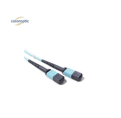 Jacketmateriaal patch cord kabel met MPO-connector voor telecommunicatienetwerken