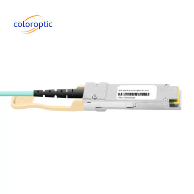 Aluminiumlegering AOC DAC-kabel 40G QSFP+ tot 4 x10G SFP+ voor Ethernet-links