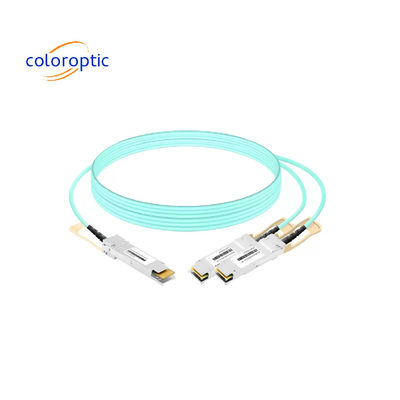 CO-1X1CP AOC DAC kabel 400G OSFP naar 2x200G QSFP56 verbindingen