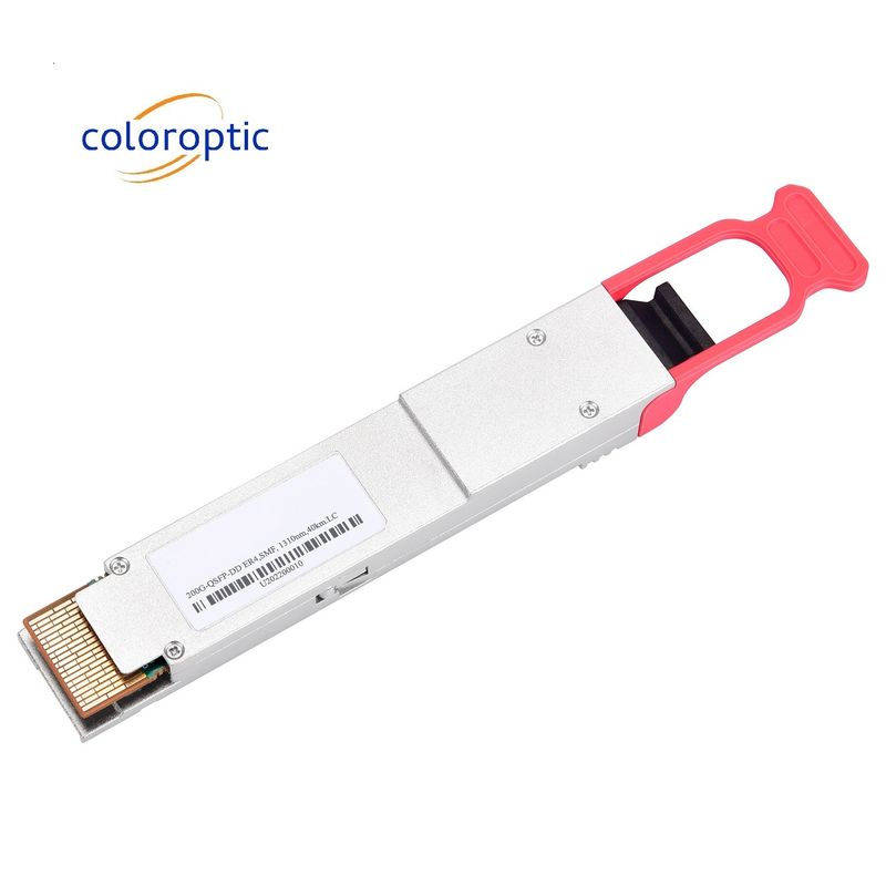 200GBASE-LR4 10km QSFP DD-module 10.8W Maximaal stroomverbruik voor 200G Ethernet
