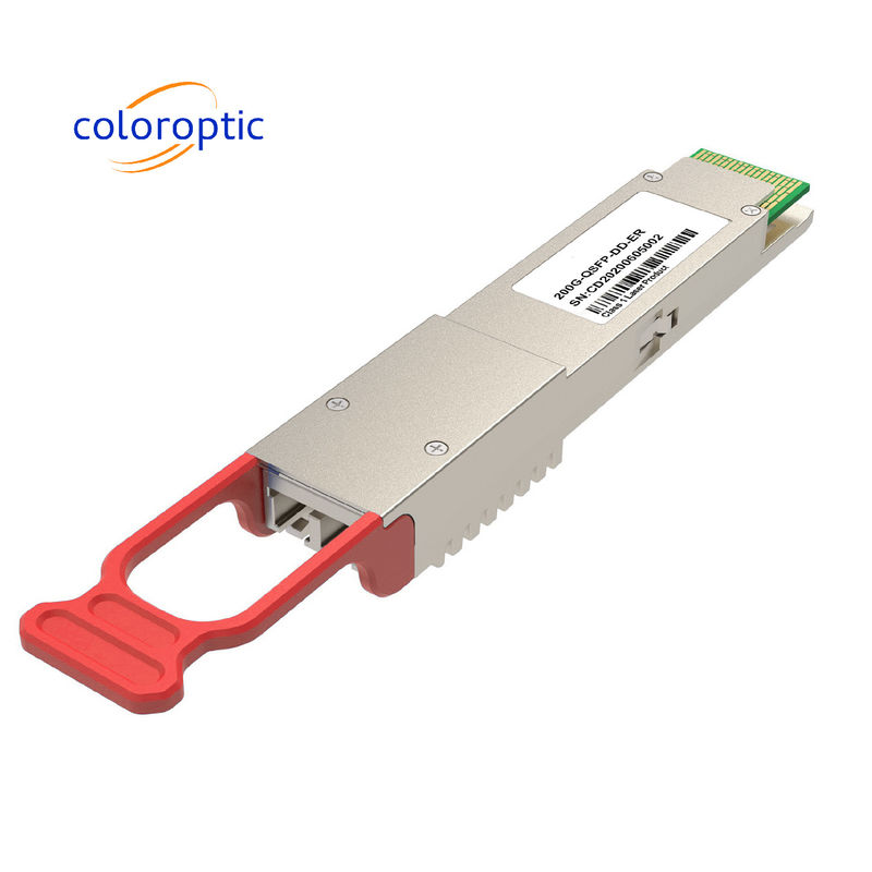 200G QSFP-DD ER4 optische transceivermodule met volledig realtime DDM Sfp Ethernet