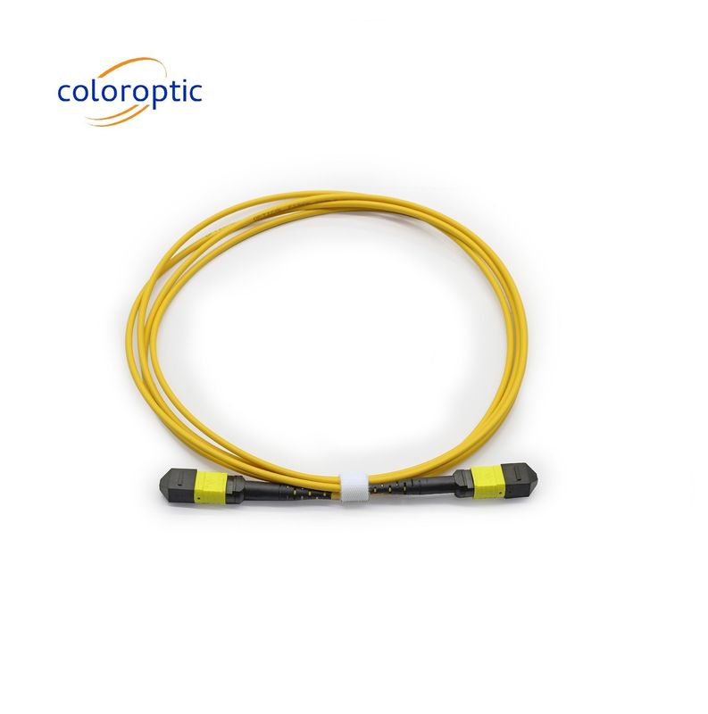 MTP APC vrouwelijke optische kabel 10/40G SM 3M PVC / LSZH kabel
