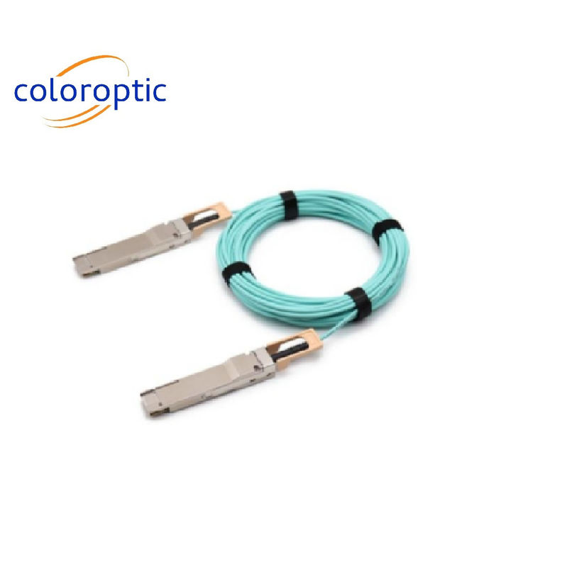 QSFP-DD 200G tot QSFP-DD 200G AOC DAC-kabel HDR 15m DOM Voor 200GbE-systemen