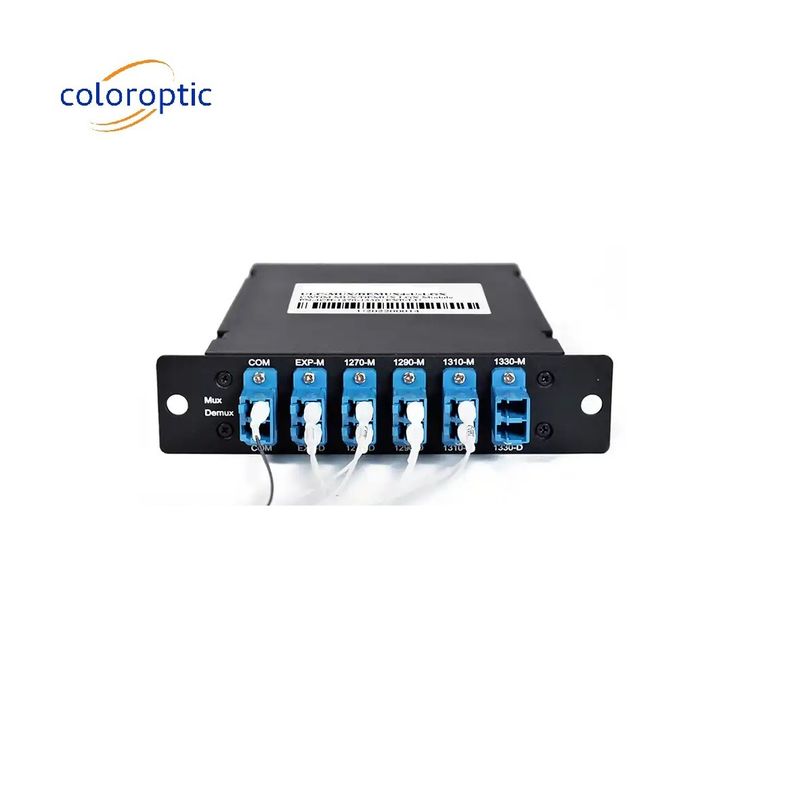 4 kanalen WDM-model CWDM MUX met LC-connector voor toegangsnetwerk