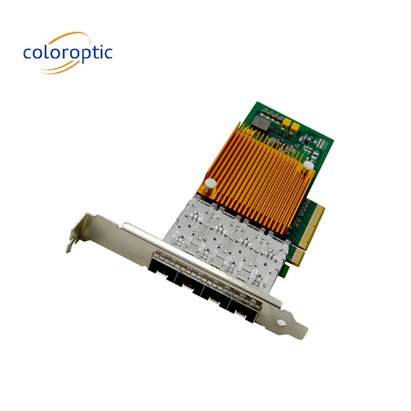 10G Quad Port Ethernet Network Adapter Optische NIC Voor Microsoft Windows Server
