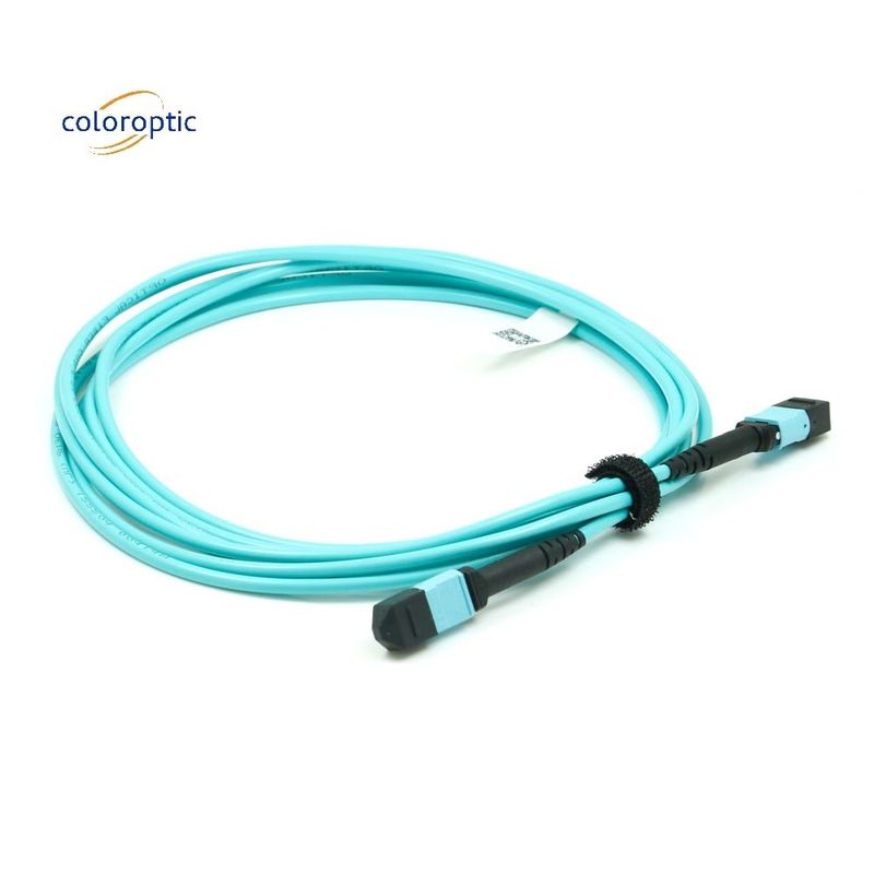 Jacketmateriaal patch cord kabel met MPO-connector voor telecommunicatienetwerken
