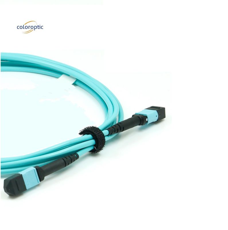 Optische MPO patch cord -4°C - 85°C opslagtemperatuur met aansluiting